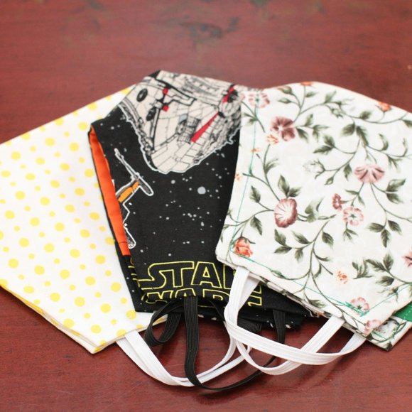 Accessories - 3 Pack 100% doubled cotton masks